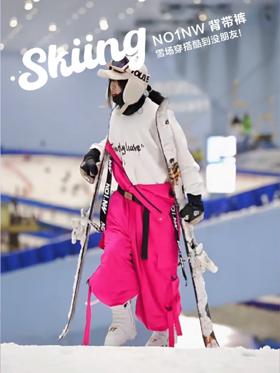 leyusport-花式灵动滑雪选手动感滑行